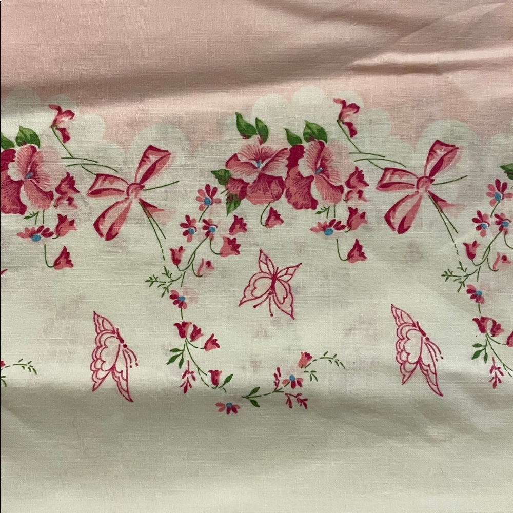 Vintage shabby chic style pink pillowcases - Picture 4 of 6